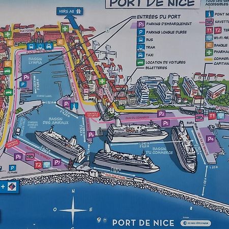 Lympia - Beach & Ferry By Foot Balcony - By Tgb Nice Exterior foto